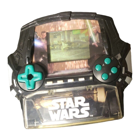 Tiger Electronics Jedi Hunt Game 88-002 Instruction
