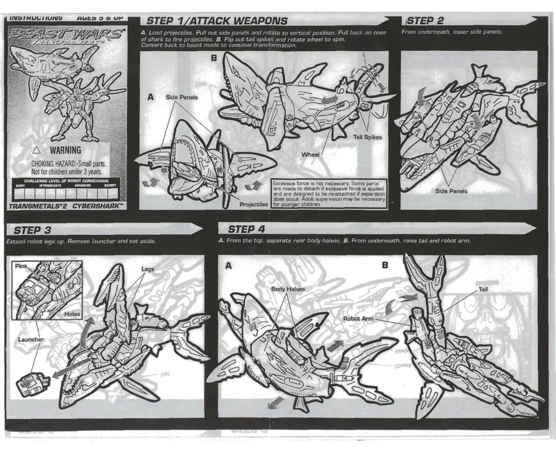 Hasbro Ironhide Transformers instructions