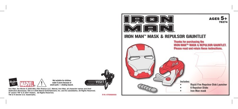 Hasbro Iron Man Super Heroes Squad 78274 User manual Hasbro Iron Man Super Heroes Squad 78274 User manual