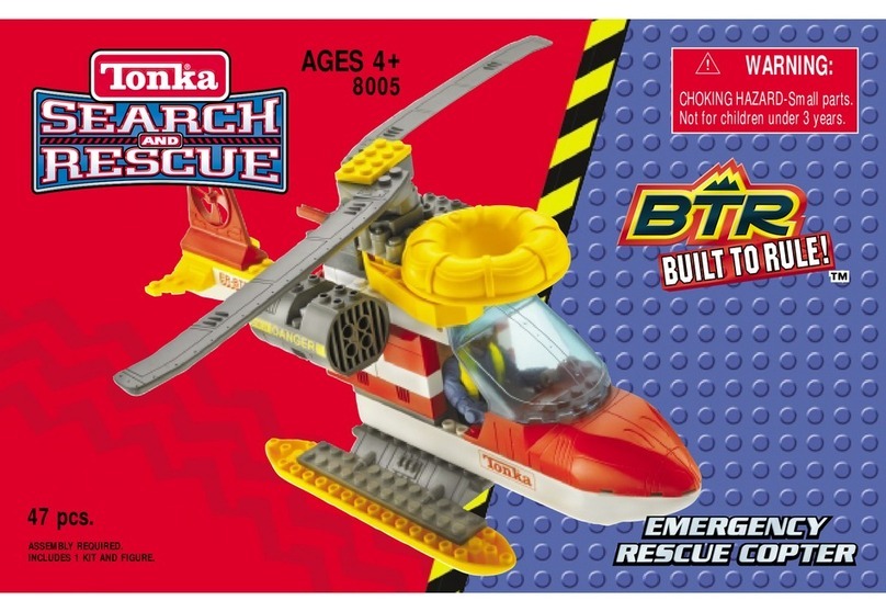 Tonka ER Copter 8005 Assembly manual