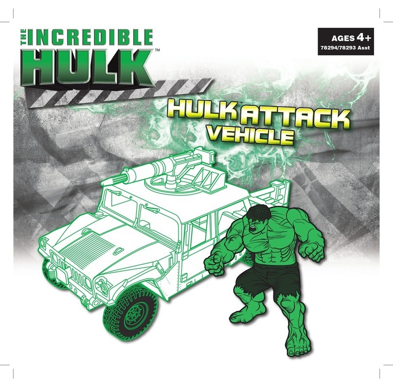 Hasbro Hulk Attack Vehicle AGES 4+ User manual