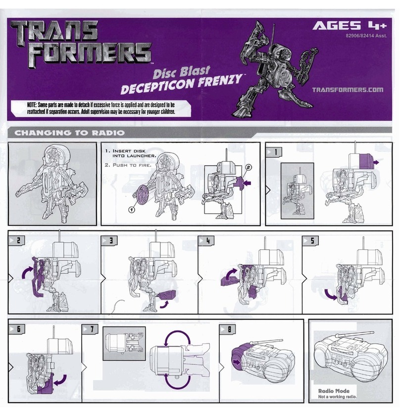 Hasbro Disc Blast Decepticon Frenzy 82906 User manual