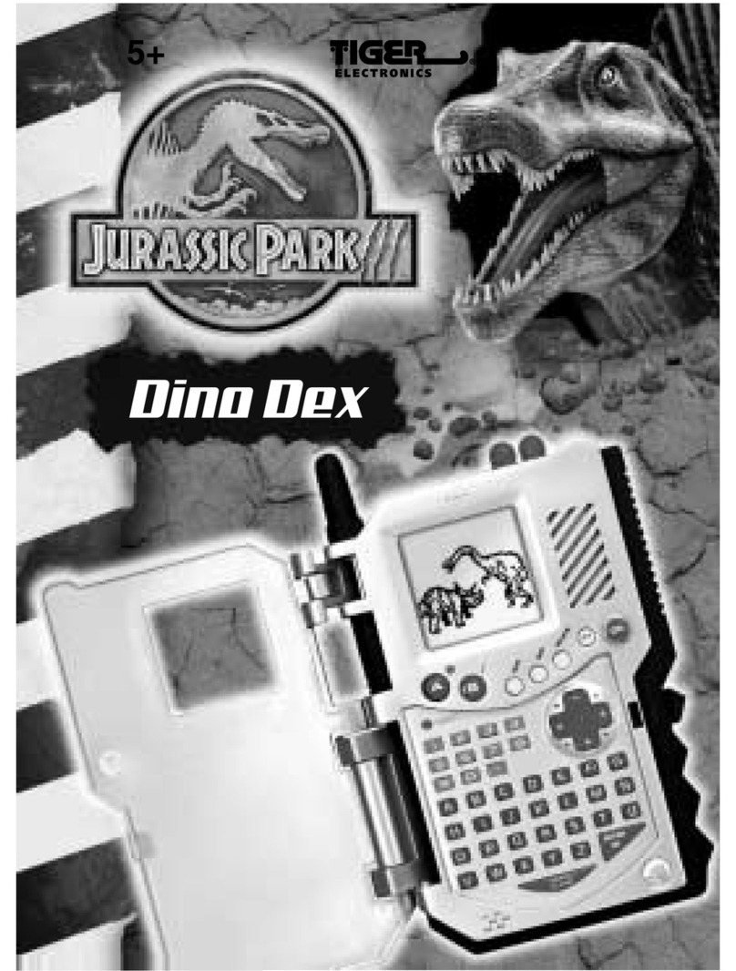 Tiger Electronics Dino Dex instruction manual
