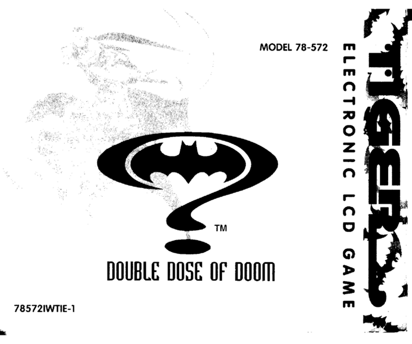 Tiger Electronics Double Dose of Doom 78-572 User manual
