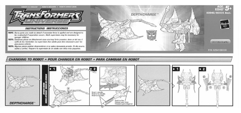 Hasbro Depthcharge 80935 User manual Hasbro Depthcharge 80935 User manual