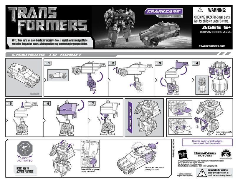 Hasbro Crankcase Decepticon 83849 User manual