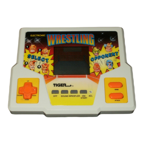 Tiger Electronics Electronic Wrestling LCD Game 7-737 instruction manual Tiger Electronics Electronic Wrestling LCD Game 7-737 instruction manual