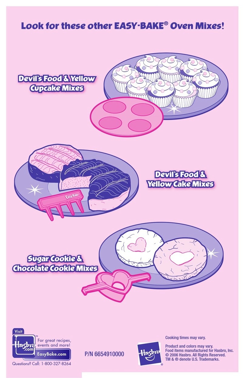 Hasbro Easy Bake Super Pack 6654910000 User manual