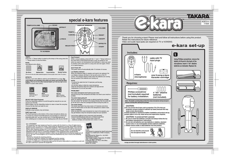 Hasbro EKara User manual