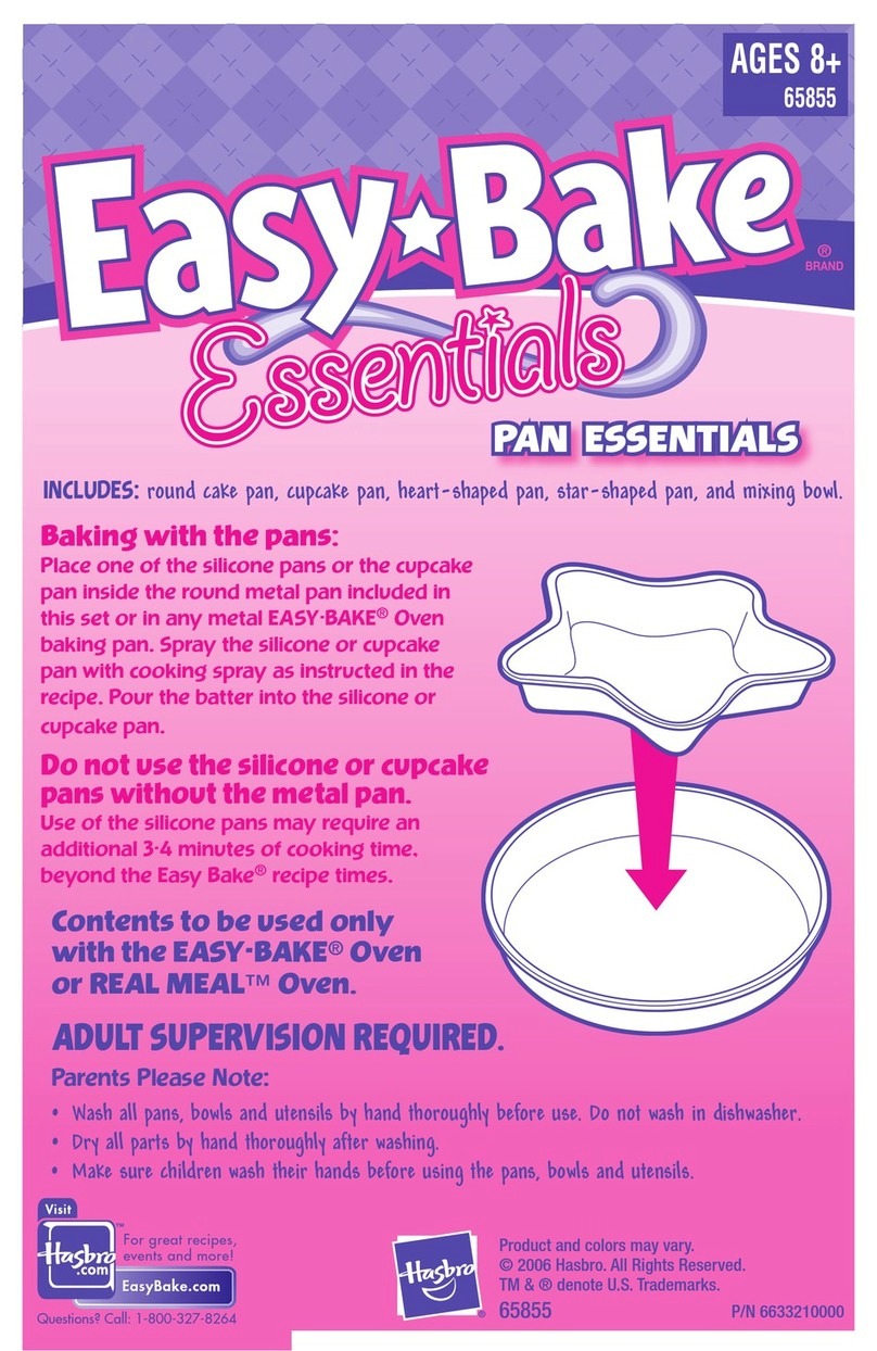 Easy-Bake Easy Bake Essentials Pan Essentials 65855 instruction manual