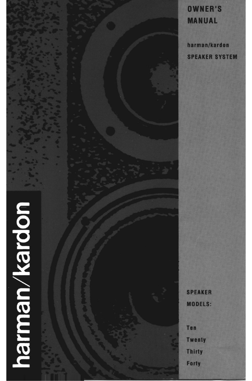Harman Kardon FORTY owner's manual