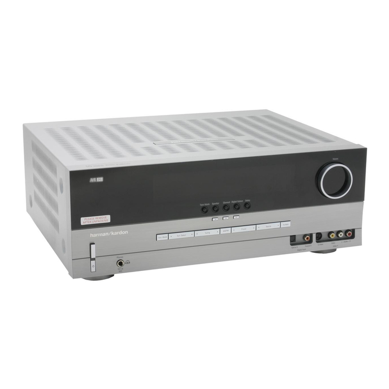 Harman Kardon AVR 240 User manual