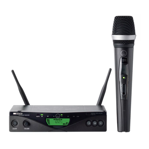 AKG WMS 470 - SERVICE User manual