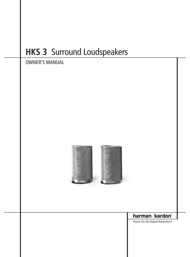 Harman Kardon HKS 3 User manual