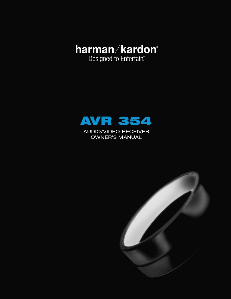 Harman Kardon AVR 354 User manual