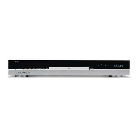 Harman Kardon HD 970 User manual