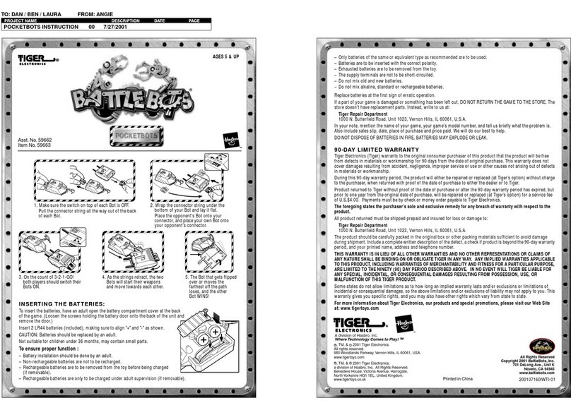 Tiger Electronics 59663 User manual