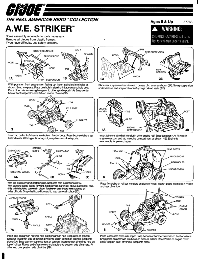 Hasbro Gijoe A.W.E. Striker 57768 User manual Hasbro Gijoe A.W.E. Striker 57768 User manual