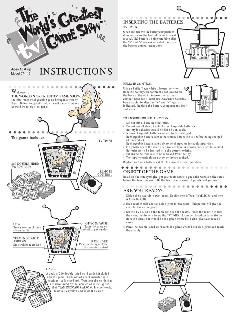 Tiger Electronics 07-119 User manual