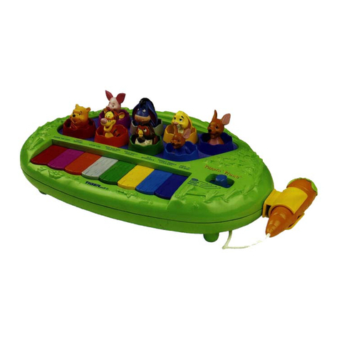 Tiger Electronics Pooh Poppin' Piano 87-001 User manual