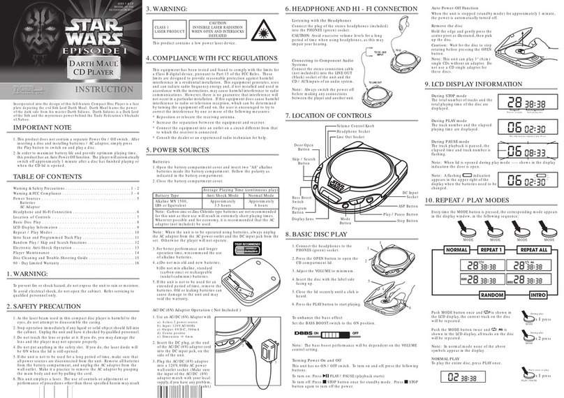 Tiger Electronics 88-308 Instruction