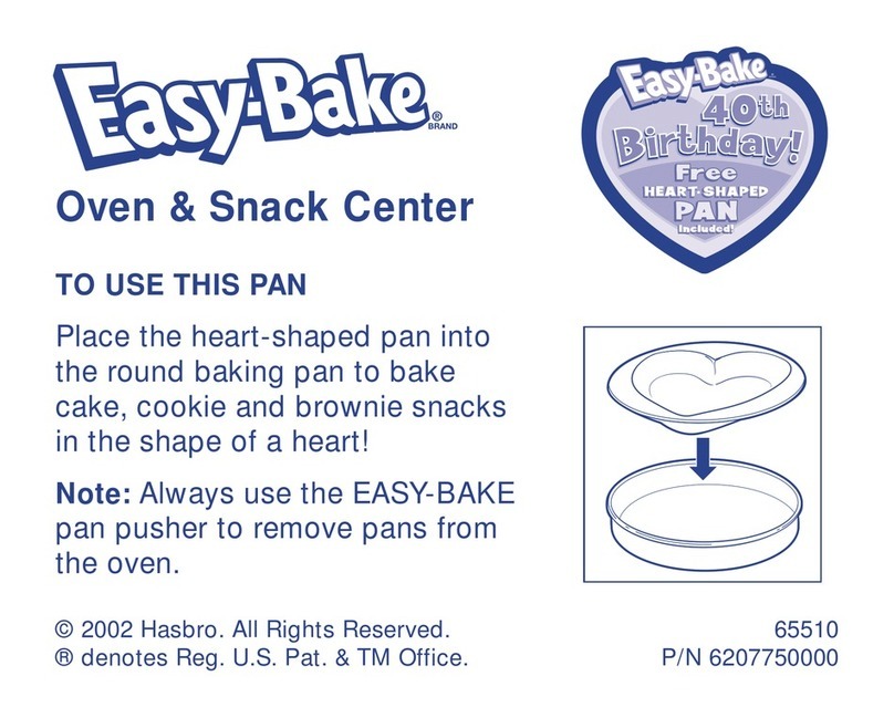 Easy-Bake 65510 User manual
