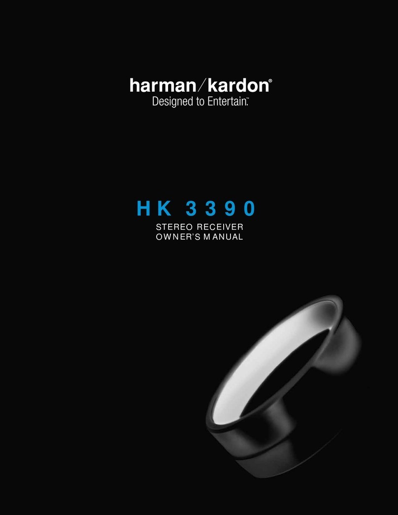 Harman Kardon HK 3390 User manual