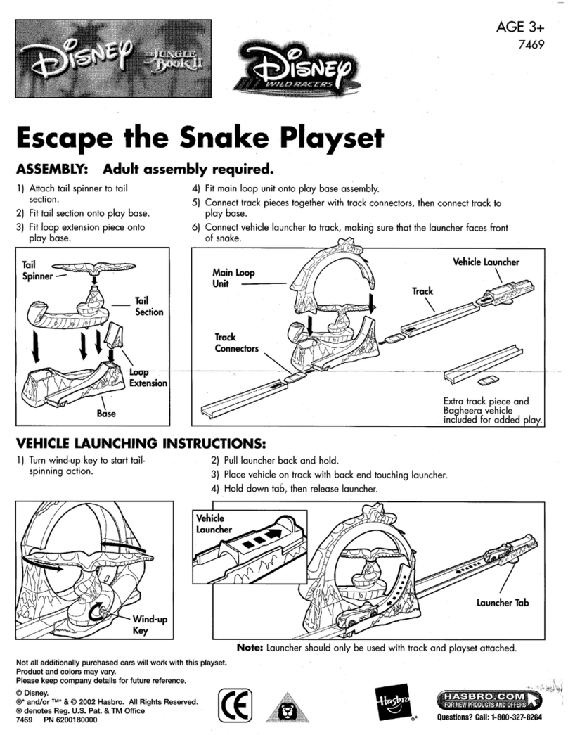 Hasbro Escape the Snake Playset 7469 User manual Hasbro Escape the Snake Playset 7469 User manual