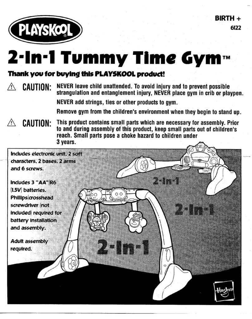 Playskool Tummy Time Gym 6122 User manual