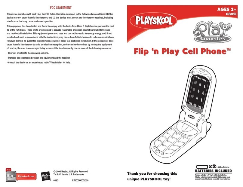 Playskool 8851 User manual
