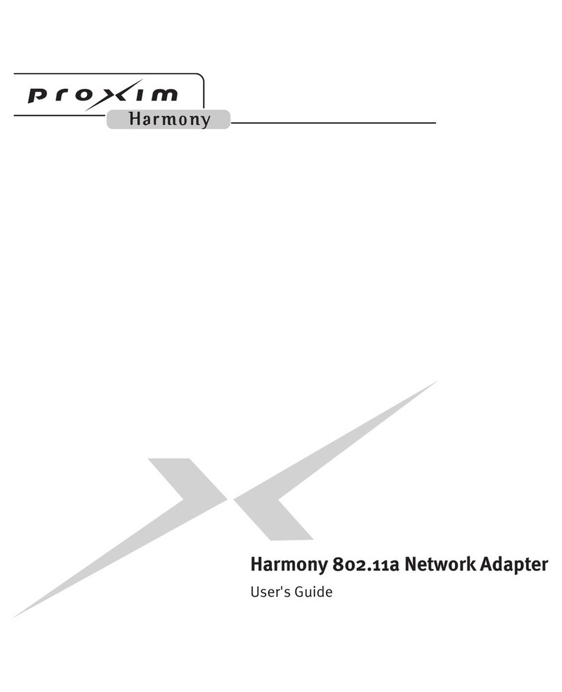 Proxim Harmony 802.11a Network Adapter 802.11a user guide