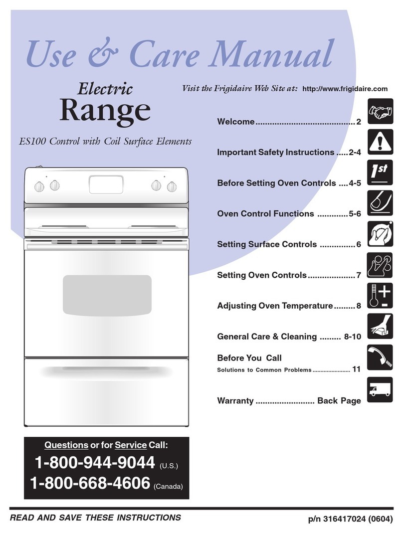 Frigidaire 316417024 User manual Frigidaire 316417024 User manual