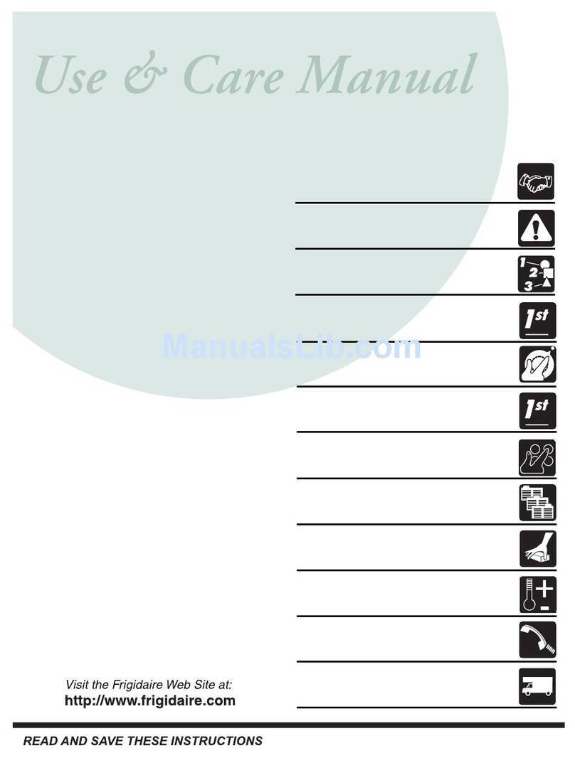 Frigidaire 318203870 User manual