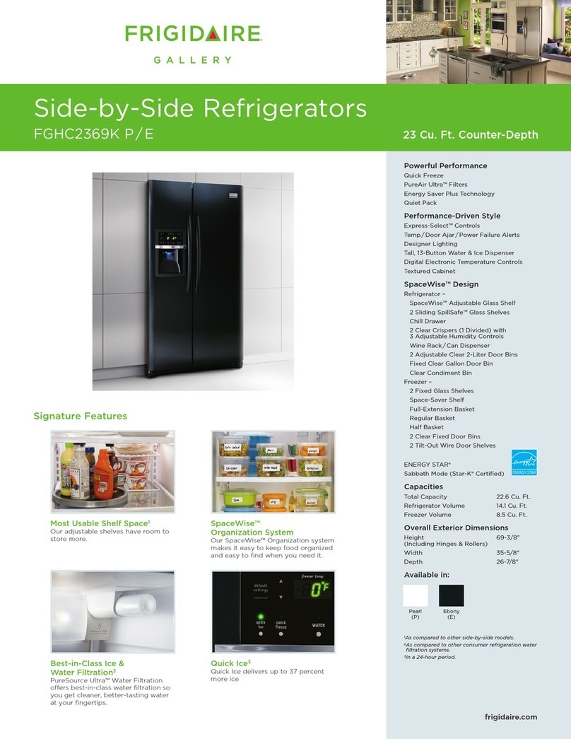 Frigidaire Gallery FGHC2369K P User manual