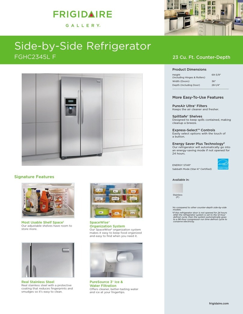 Frigidaire FGHC2345LF User manual Frigidaire FGHC2345LF User manual