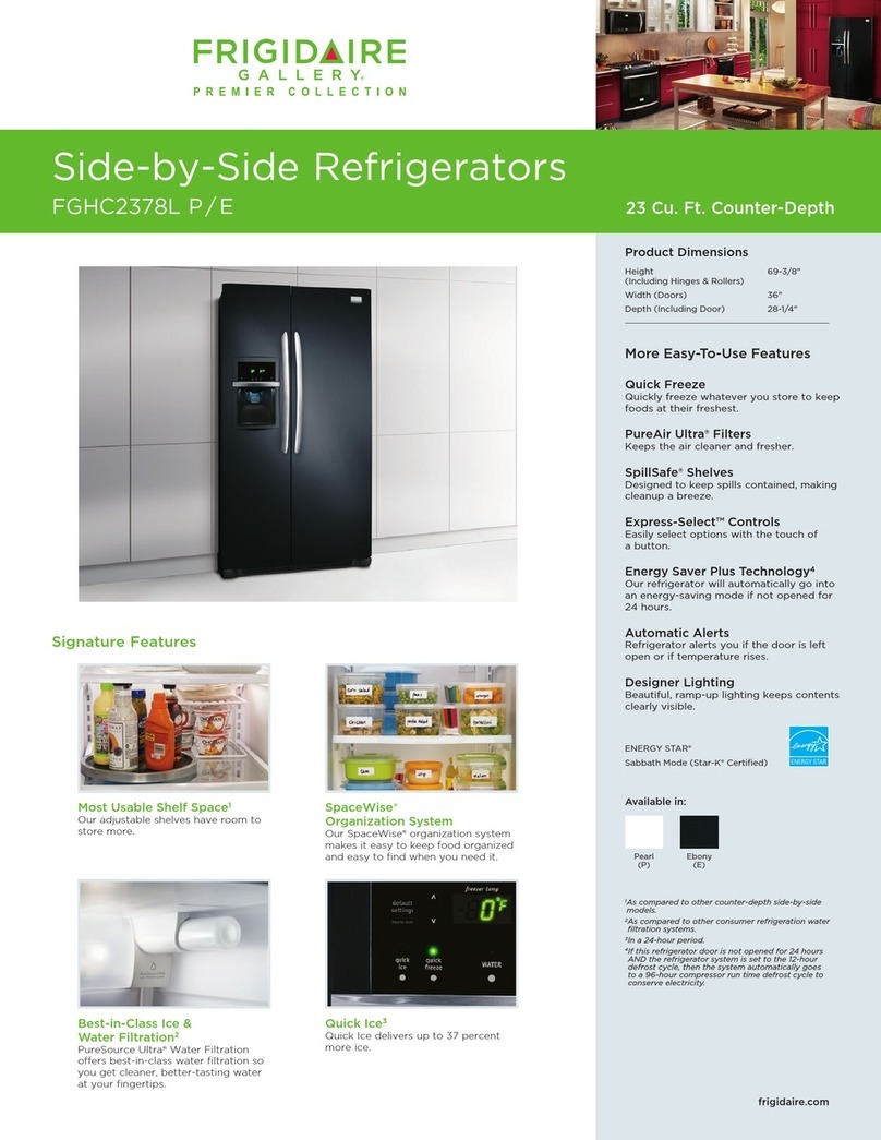 Frigidaire FGHC2378LE User manual