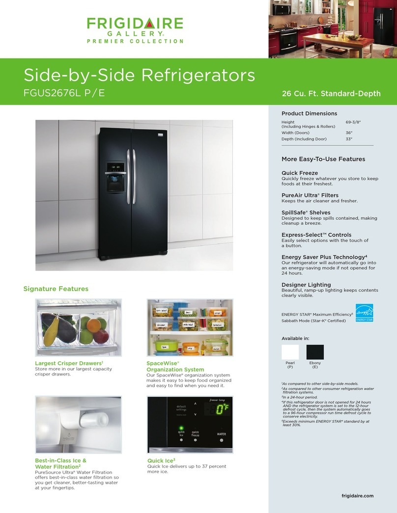 Frigidaire FGUS2676L user manual