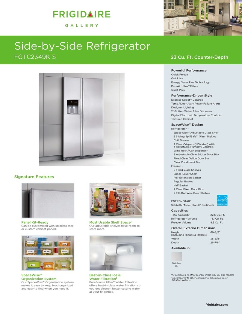 Frigidaire FGTC2349K S User manual