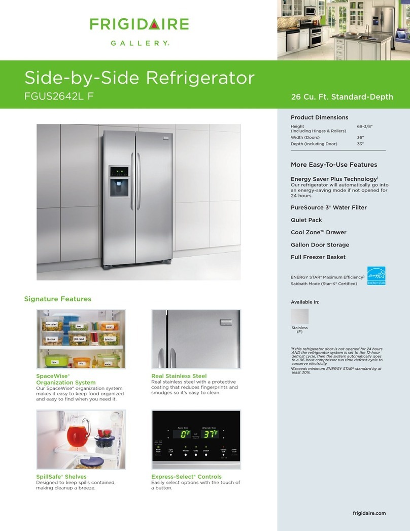 Frigidaire FGUS2642LF User manual