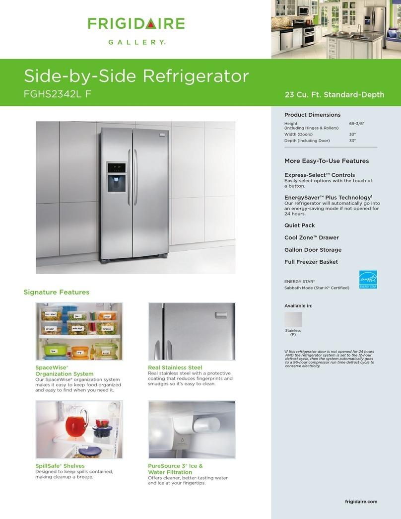 Frigidaire FGHS2342LF User manual