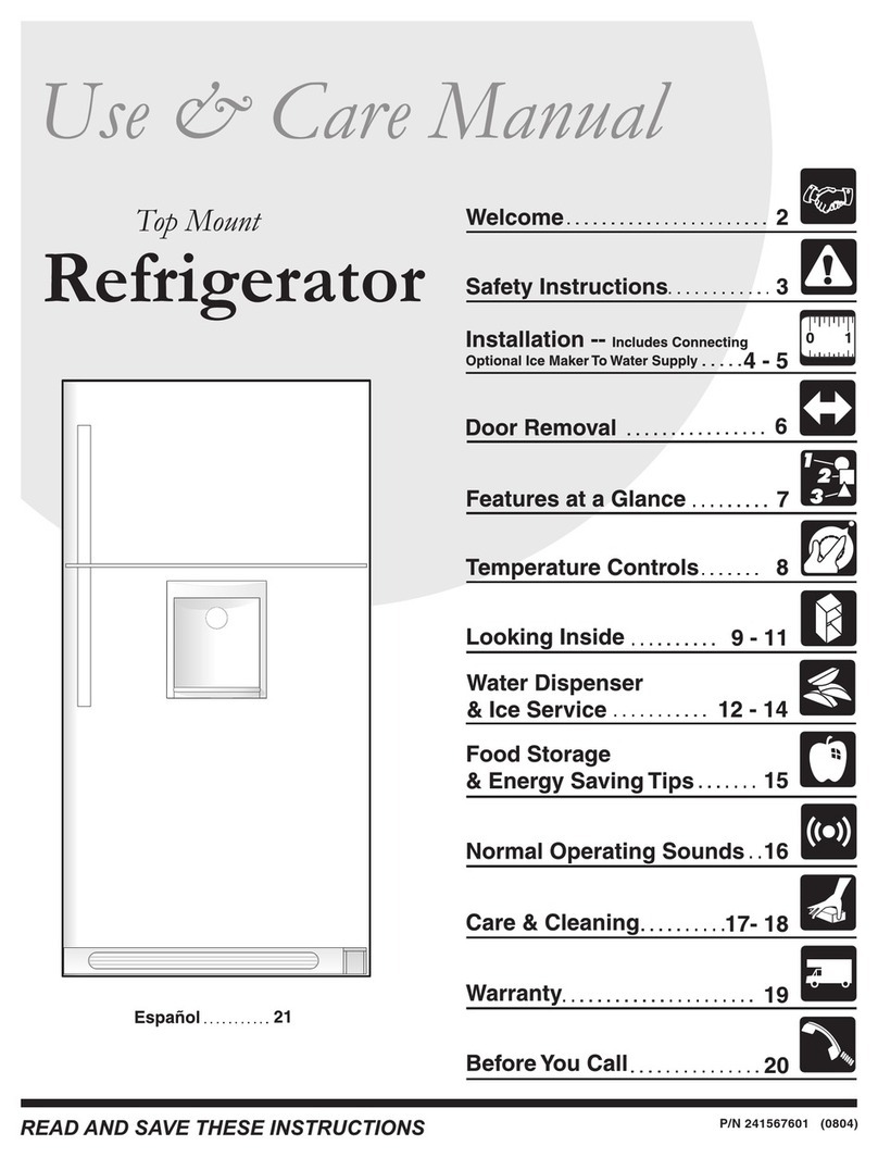 Electrolux 241567601 User manual