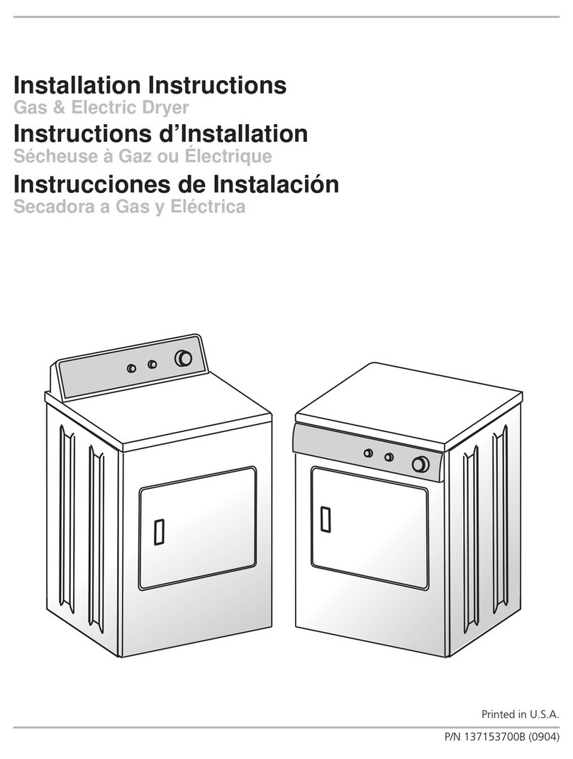 Frigidaire 137153700B User manual