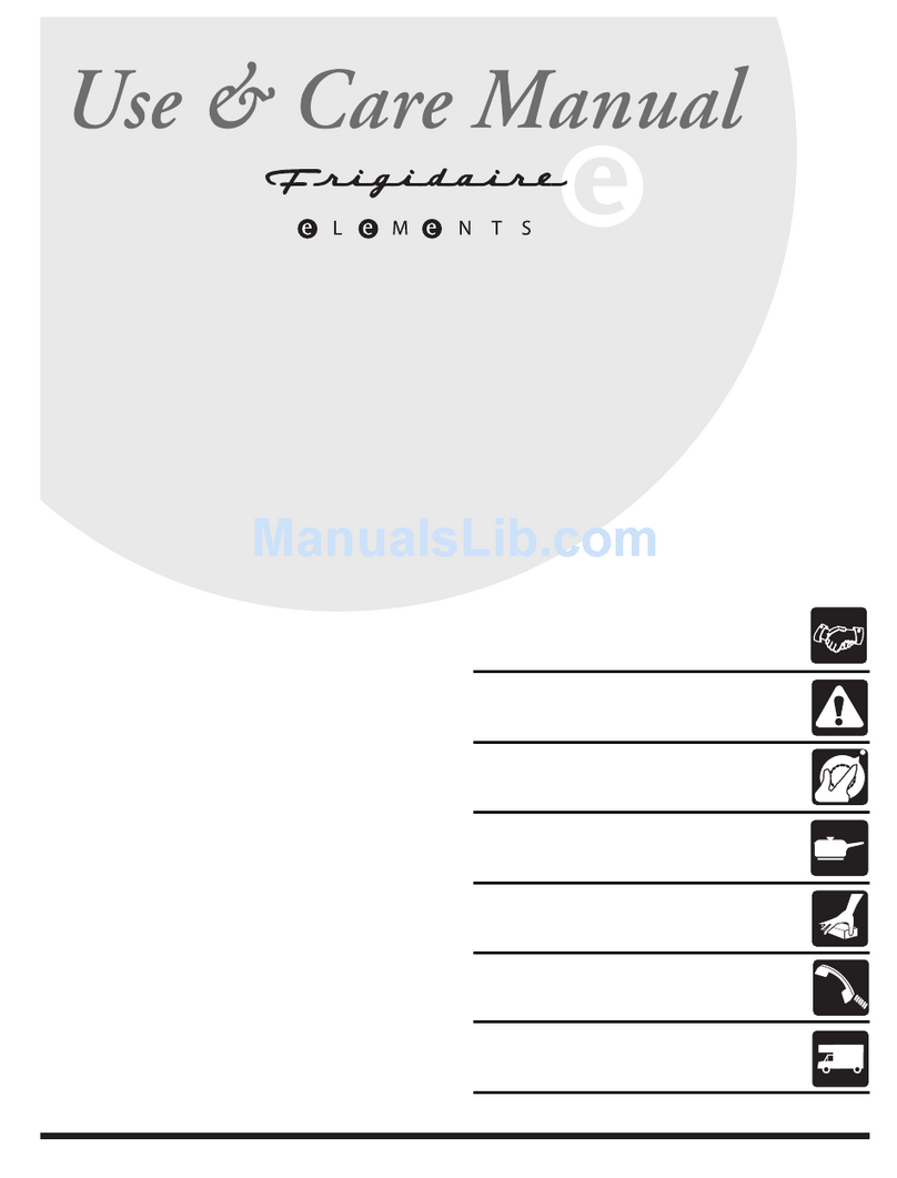 Frigidaire 318200633 User manual