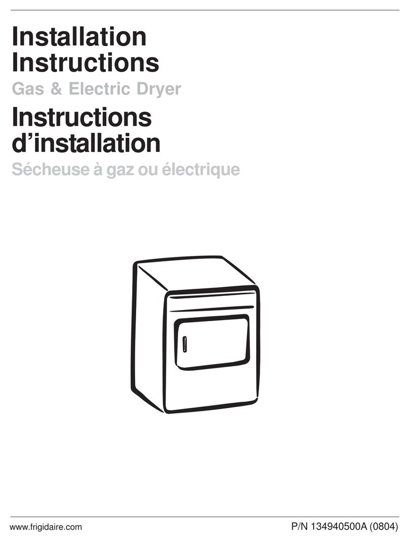 Frigidaire 804 installation instructions