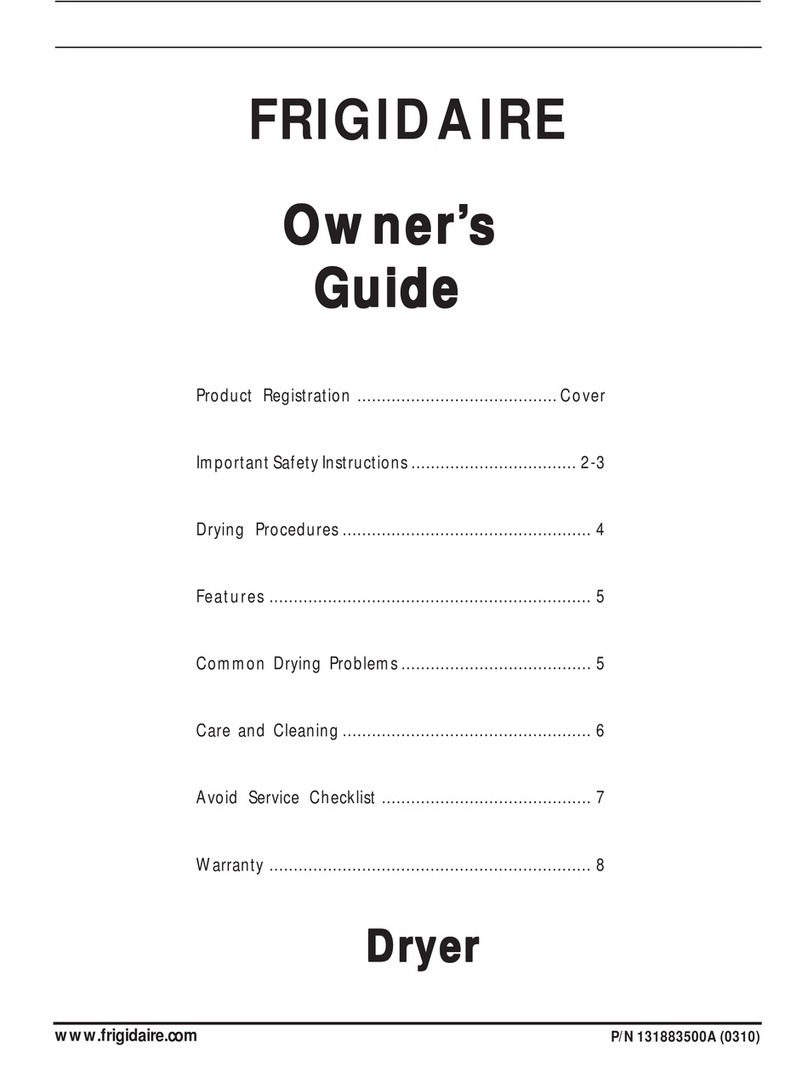 Frigidaire 131883500A User manual
