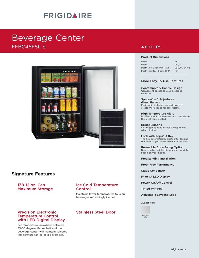 Frigidaire FFBC46F5L S User manual
