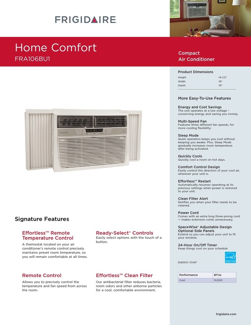 Frigidaire FRA106BU1 User manual
