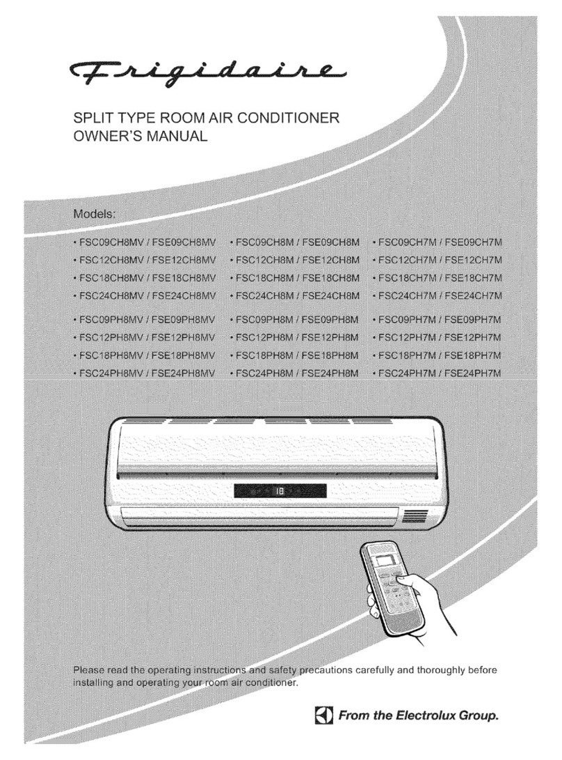 Frigidaire FSC09CH7M User manual
