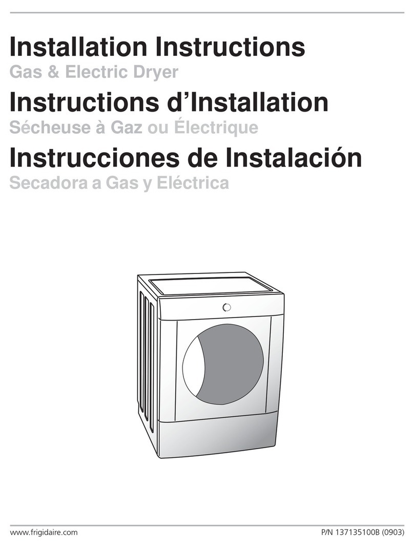 Frigidaire 137135100B installation instructions