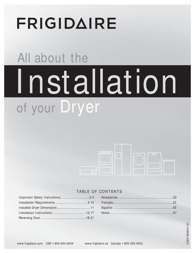 Frigidaire 137134900B User manual